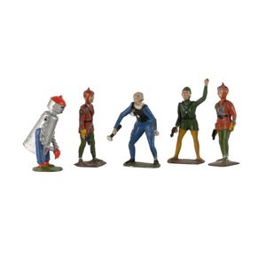 Britains Buck Rogers group, c.1935-36. Includes Dr Huer, Ardala…