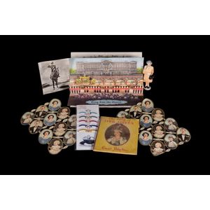 Royal ephemera. Includes solar powered waving Queen Elizabeth…