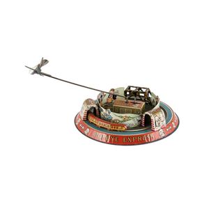 'Popeye Express blow Me down Airport', lithographed tin and…