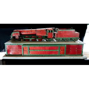 Meccano shop display locomotive. Lord Nelson class with tender…