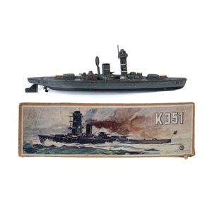 Cko Kellermann (Germany) K351 battleship. Well made tinplate…