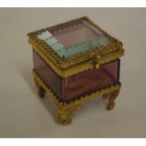 Miniature Ormolu Jewel Box - Boxes, Jewellery & Trinket (not wooden ...