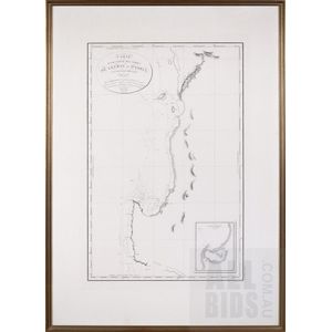 Louis Claude Desaulses de Freycinet (French 1779-1842) carte…
