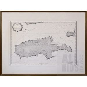 Louis Claude Desaulses de Freycinet (French 1779-1842) carte de…