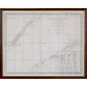 Robert Benard (French active 1750-1785) carte des decouvertes…