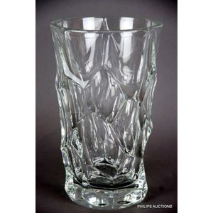 A vintage Sevres crystal vase, second half 20th century, the&hellip;