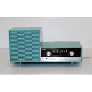 1950s 'Airline' transistor radio, by Montgomery Ward, USA pale…