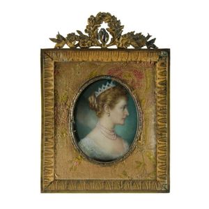 De Courcy Jones, Helena G portrait miniature of Cleopatra…