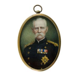 Portrait miniature of a Distinguished gentleman in dress…