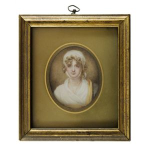 Portrait miniature of Mrs Siddons? as Mrs Haller in the…