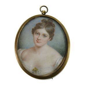 Portrait miniature of Marguerite Gardiner, Countess of…