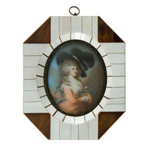 Portrait miniature of Georgiana Cavendish, Duchess of…