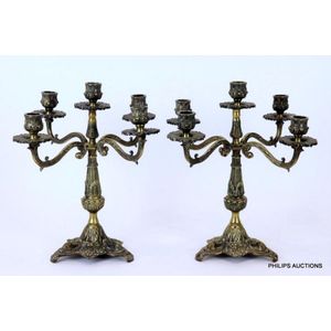 Ormolu and bronze candelabra - price guide and values
