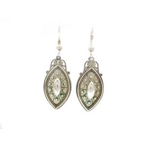 Oversized Vintage Silver Etruscan Style outlet Earrings with Ornate Teardrop Shape, Eth