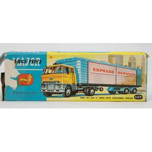 1137 Ford tilt cab H series with detachable trailer (box with…