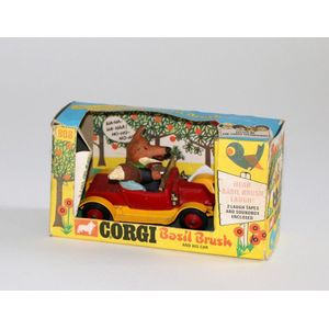 Corgi 808, Basil Brush and his car, in red and yellow. Good…