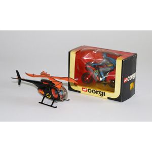 Corgi 268, Batman - Batbike, in black and red. Mint in good…
