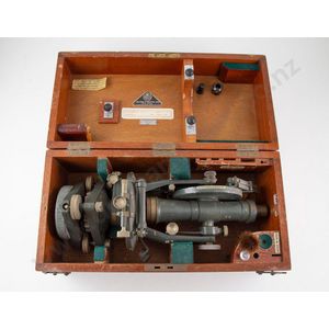 Cased Hilger & Watts theodolite in original fitted mahogany box…