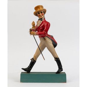 'Johnnie Walker' point of sale advertising statue, painted…