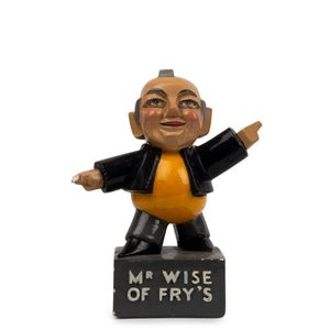 'Mr. Wise of Fry'S' drinking chocolate point of sale…