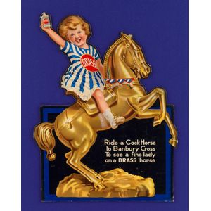 Advertising: 'Brasso' point-of-sale advertising card, (child…