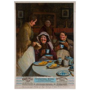 Tea Advertisement: 'A Ceylindo Tea Party.' The Tea of Today is…