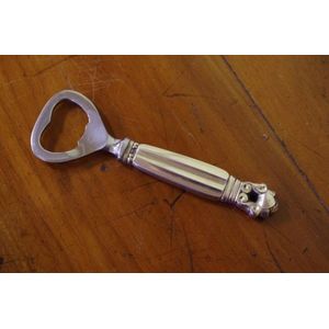 Georg Jensen silver bottle opener stamped 'Sterling Denmark'