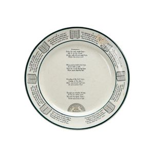 Cole's Book Arcade, Literary porcelain plate, late 19th century.…