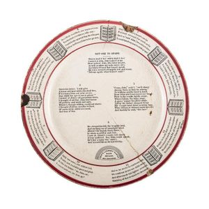 A Cole's Book Arcade literary plate, Melbourne, late 19th/20th…