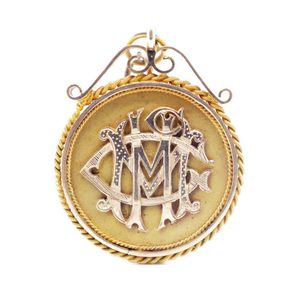 Antique Australian 15ct yellow gold medal marked D 15ct D,…