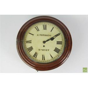 Angelo Tornaghi clock from Department of Lands, Bridge St…