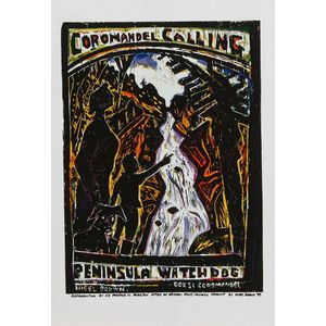 Coromandel calling poster by Nigel Brown, Reproduction by NZ…