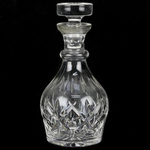 Waterford Crystal 'Lismore' decanter of mallet shape, having a…