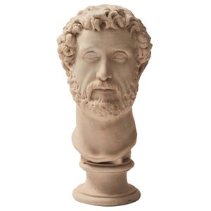A resin bust of Antoninus Pius, after the antique. Height 52 cm.…