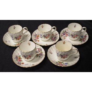 Mintons Ltd. (England) cups and saucers - price guide and values