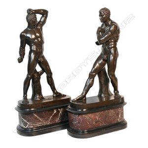 Bronze Models of Canova's Pugilists - Figures/Groups - Sculpture/Statuary