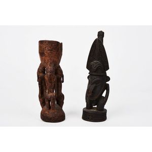 Papua New Guinea carved betel nut mortar or 'Dap Dap', East…