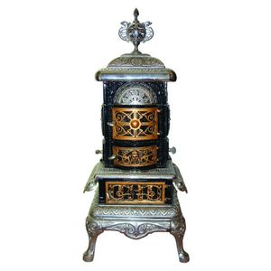 An impressive 'Mentor GBD' hard coal base burner heater/stove,…
