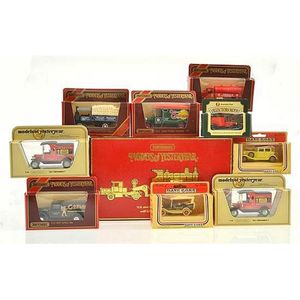 A collection of models, including YS-16 1929 Scammel 100 ton…