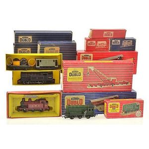 Large collection of boxed Hornby Dublo rolling stock, locos,…