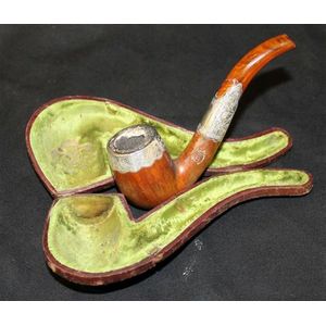 A full-bent pipe by 'Charles Maas & Co. Crown pipe,' Birmingham…
