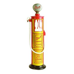 A rare antique Shell Oil Co lighter fluid pump modelled as a…
