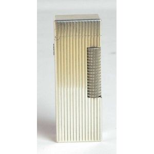 An Art Deco Dunhill, silver plated lighter, mid 20th century,…