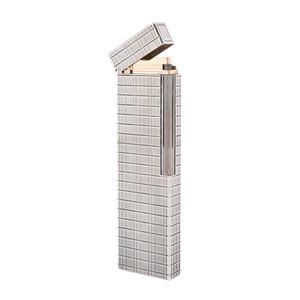 A silver plated table lighter, S.T. Dupont, circa 1970?s,…