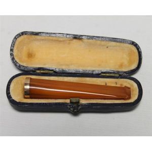 vintage bakelite cigarette holder Bakelite Cigarette Holder with Gold Mount - Smoking Accessories - Cigar/Cigarette  holders