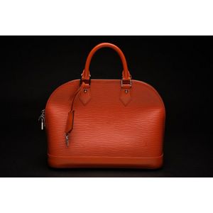 Orange Epi Leather Alma PM Handbag by Louis Vuitton - Handbags & Purses -  Costume & Dressing Accessories