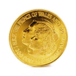 Australian 1981 $200 gold coin Charles and Diana design, 22 ct…