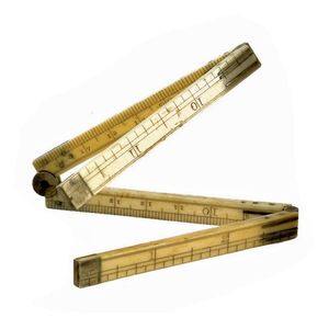 Ivory Four-Fold Ruler with Metric and Imperial Scales - Nautical ...