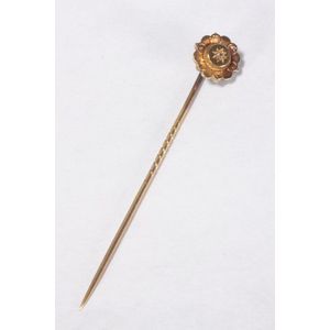 Victorian 15ct Gold & Ruby Tie Pin (108SS)