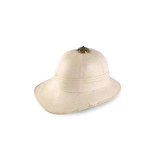 A British regiment pith helmet, Zulu war, circa 1879, with gilt…